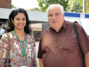 Apurva with Prof Curtis