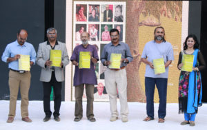 (L to R) Ar. James Joseph (Vice Principal, DC School of Architecture and Design), Brig.M.C.Ashok Kumar (Group Director & Deans Operations, DCSMAT Institutions), Prof Sathyaprakash Varanashi, Ar. T.M.Cyriac (Principal, DC School of Architecture and Design), Ar. Tony Joseph, Ar. Apurva Bose Dutta