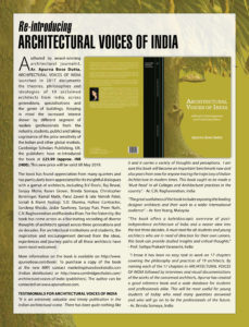 Architectural Voices of India new MRP