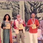 (L to R): Ar. Ranee M L Vadamuthu (IIA Jt. Hon. Secretary), Ar. Apurva Bose Dutta, Ar. Vilas Avachat (IIA President), Ar. B. Sudhir (IIA Hon. Treasurer), Ar. Akshar Beuria (IIA Jt. Hon. Secretary), and Ar. Sandeep Bawdekar (IIA Jt. Hon. Secretary), unveil the book