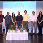The panellists: The families from Mumbai featured in the book and the author, and moderator, Ar. Advait Sambhare