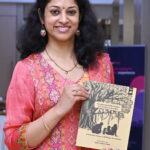 Apurva with the book