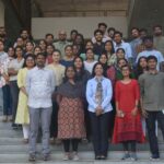 Workshop participants with Apurva, Dr Srinivas Daketi (HOD), and Faculty coordinators