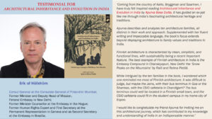 Testimonial by Erik af Hällström, Consul General at the Consulate General of Finland in Mumbai