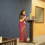 Delivering the Inaugural Address (Picture Courtesy: RV University)